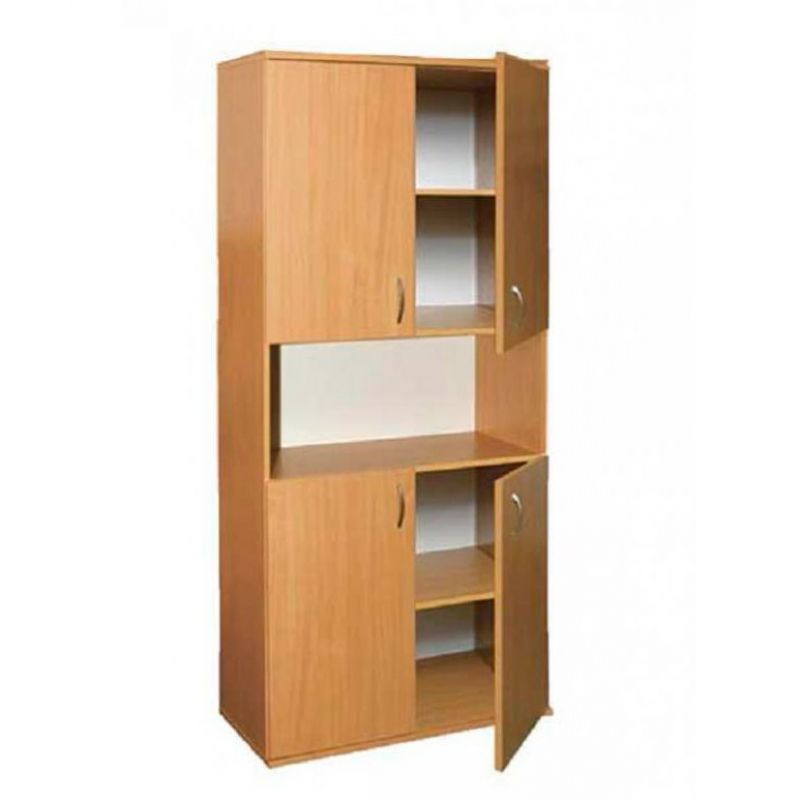 Шафа PRIORITTI книжкова напівзакрита 4-дверна, глибина 380 мм (0633), 802х403х1816 мм